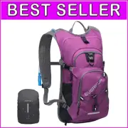 Lightweight 18L Hydration Backpack with 2L Bladder - Insulated Storage & Comfort