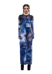 [Dolls Kill x Corpse Bride] Waltzing Beyond Maxi Dress