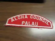 Aloha Council Palau Red and White Full Strip RW