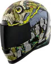 Icon Airform Mips Dead Serious, full face helmet , color: Black/Grey/Dark Green/Yellow , size: L