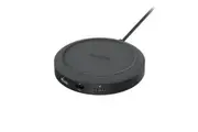 Mophie Universal Wireless Charging Hub Black, Charge up to Four Devices (3 USB
