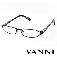 在飛比找momo購物網優惠-【VANNI】義大利工藝流線方框平光眼鏡(V8300C151