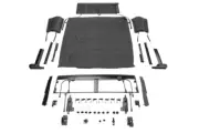 Rugged Ridge Voyager Fastback Soft Top-Blk Diamond Fits 20-22 Jeep Gladiator JT