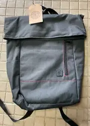 NWT! Anthem Branding Chipotle Roll/Fold Top Laptop Sleeve Zipper Black Backpack