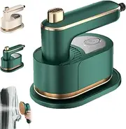 Peachloft Steamer, Whimsyard Mini Electric Iron Steamer, Portable Handheld Garment Mini Electric Iron, for Clothes, Home Essentials (green)
