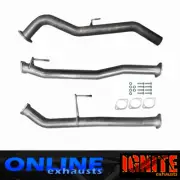 3" DPF BACK EXHAUST SUITS NISSAN NP300 NAVARA D23 2021 WITH PIPE ONLY SILVER (for: Nissan)