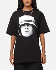 [Liam Gallagher] Liam Gallagher Bucket Hat T-shirt Black - Size L L Black