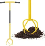 Manual Twist Gardening Claw Hand Tiller, Cultivator & Lawn Aerator Soil loosener