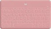 Logitech Keys-to-Go Wireless Tablet Keyboard, Bluetooth, iOS Special Keys, Ultralight & Noise, 3-Month Battery Life, for Tablet and Smartphone, Scandinavian Layout - Black
