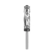 1/4 Inch Shank Carbide Compression Flush Trim Router Bit with Top Bottom Bearing 1/2 Inch Cutting Dia Tungsten Carbide C