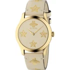 Gucci YA1264096 G-Timeless 38MM Women's Two-Tone Leather Watch