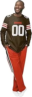 FOCO NFL Mens NFL Team Logo Gameday Ready Jersey Pajama Set