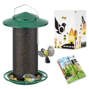 Bird Feeders for Outdoors, All Metal Mesh Tube, Holding Bird Seed for Outside...