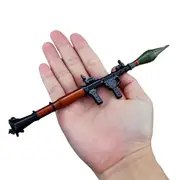 Miniature Toy RPG Rocket Launcher Replica Gun Model Keychain