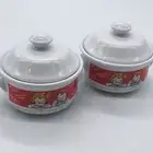 Campbells 'Time For Campbell's Soup' Bowl & Lids Houston Harvest Crock 1998