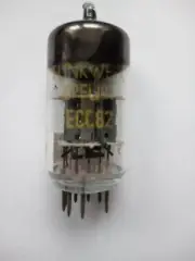 1 x Super Vintage Tube RFT ECC82/12au7 FOIL GETTER 1958'y NOS First Sort "1"