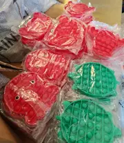JOB LOT X72 Push Pop Special Needs Animals Simple Dimple Sensory Toy Fidget