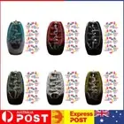 Incense Holder Ceramic Backflow Waterfall Smoke Incense Burner with 50Cones