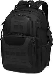 VALTESSA Military Tactical Backpack Large Army 3 Day Pack for Hiking Camping Travel Rucksack Trekking Green Camo