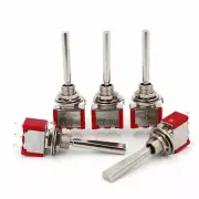 5Pcs Flat Long Handle 3Pin Momentary MOM-OFF-MOM Remote Control Toggle Switch