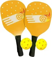 Pickle Ball Paddles - Professional Table Tennis Rackets - Compact Storage Case, 2 Paddles & 2 Balls, Professional Sports Equipment for Beginners