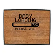 Baby Loading - Funny Novelty Doormat Man Cave Floor mat