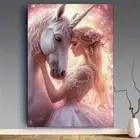Fantasy Unicorn Wall Art Canvas Unframed/Framed