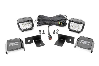 Rough Country Under Bed Mount 2" LED Pod Light Kit, for Polaris General; 93032
