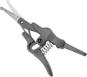 HONMEET 4Pcs Facial Hair Scissors Eyebrow Trimmer Nose Hair Grooming Scissors Durable Easy to Use for Men and Women
