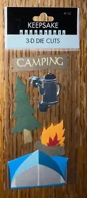 KeepSake Essentials Camping CampFire Tent⛺️Hiking Forest Tree Hot Coco Sticker