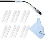 XIANEWS Silicone Eyeglasses Temple Tips Sleeve Retainer,Anti-Slip Elastic Comfort Glasses Retainers For Spectacle Sunglasses Reading Glasses Eyewear (Clear - 6 pairs) (Clear)
