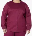 Scrub Jacket Light Stretch Snap Close Pockets 25” P2P XL Orig $24