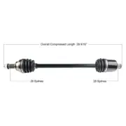 Tytaneum Standard Complete Axle Polaris RZR XP 1000/RZR XP 4 1000 2018-2019