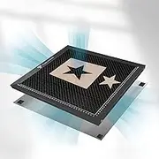400 * 400mm Engraving Honeycomb Bed Laser Cutter Working Table for Cutting Machine Printing Kit with Plate Desktop Protection Engraver Accessories, with Aluminum Plate