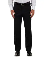 [Cambridge] Modern Fit Interceptor Black Suit Trouser FMG100
