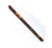 Left Hand Concert Bamboo Flute D# Sharp Mid scale Fried Bansuri with case Cover