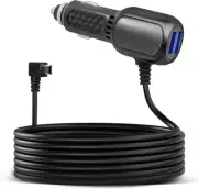 Anina Mini USB Dash Cam Power Cord Adapter 10FT for Rexing V1 V1P ProV5 Black