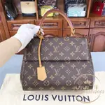 二手現貨 LV 路易威登 CLUNY BB 玫瑰紅色 肩背包 斜挎包 M42738