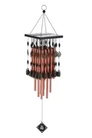 Wind Chimes for Outside, Metal Tube Large Wind Chimes Outdoor with Copper Bell