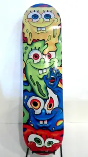 Santa Cruz Skateboard Deck Spongebob 8.0in Unused Imported from Japan