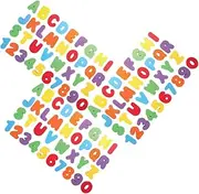 COHEALI 3 Set Foam Bath Alphabet Numbers Learning for Safe Soft Bath Organizer Fun Educational Pool Shower Play