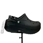 Crocs Women's Mega Wedge Platform Clog Size 8 Black Slip-on Style Water Friendly