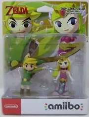 Nintendo Amiibo Legend of Zelda The Wind Waker Cartoon Link & Zelda 2-Pack