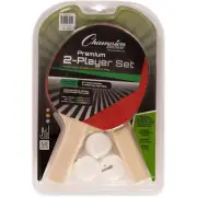 Champion Sports Two Player Table Tennis Set - 2 Paddles, & 3 Balls