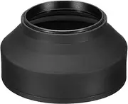 uxcell 62mm Camera Lens Hood, Rubber Collapsible Lens Protector Anti-Reflection Blocks Excess Sunlight to Reduce Lens Flare and Glare, Enhance Camera Photography and Video, Black