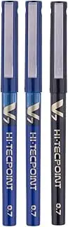 Pilot V7 Liquid Ink Roller Ball Pen (2 Blue + 1 Black)