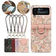 Phone Case For Samsung Galaxy Z Flip 6 Z Flip 5 Z Flip 4 Z Flip 3 Wallet Case Full Body Protective PU Leather