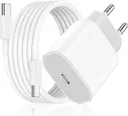 for iPhone15 USB C Adapter with 60W 2M Type C to Type C Cable, iPhone15 Charging Plug with USBC Cable for iPhone15 Pro Max/MacBook/iPad Air/Mini/Pro/Samsung