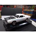 PUTIH MINIAUTO DODGE CHARGER R/T 1970 比例 1:32 白色