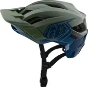 Troy Lee Designs Flowline SE MIPS Badge Bicycle Helmet, green-blue, Size M L for Men Green Blue
